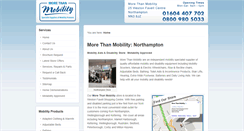 Desktop Screenshot of morethanmobilitynorthampton.co.uk